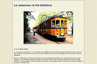 Tram vintage - La «stazione» di Via Valtellina.