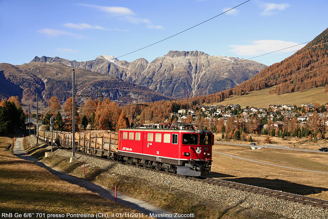 Treni merci sulla Ferrovia Retica - 