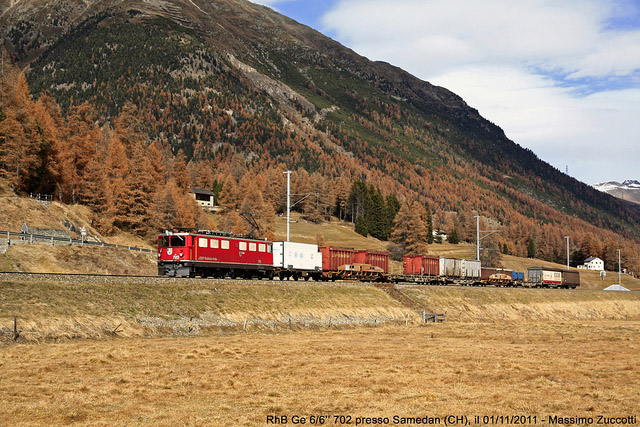 Treni merci sulla Ferrovia Retica - 