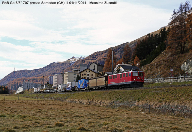 Treni merci sulla Ferrovia Retica - 