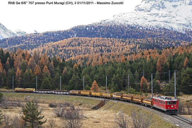 Treni merci sulla Ferrovia Retica - 