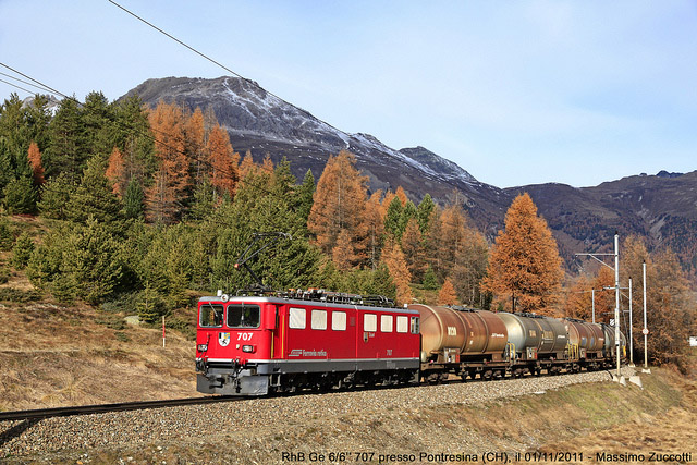 Treni merci sulla Ferrovia Retica - 