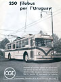 Pubblicità di filobus (anni '50) - Casaro (Montevideo).
