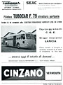 Pubblicità di filobus (anni '50) - Casaro (Atene).
