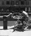 Cinque continenti in bici - Milano, 1962.