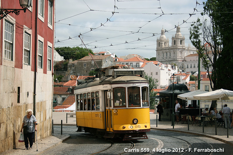 I tram di Lisbona - Alfama.