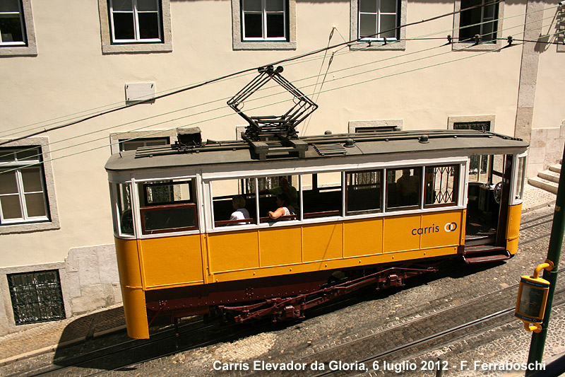 I tram di Lisbona - Elevador da Gloria.