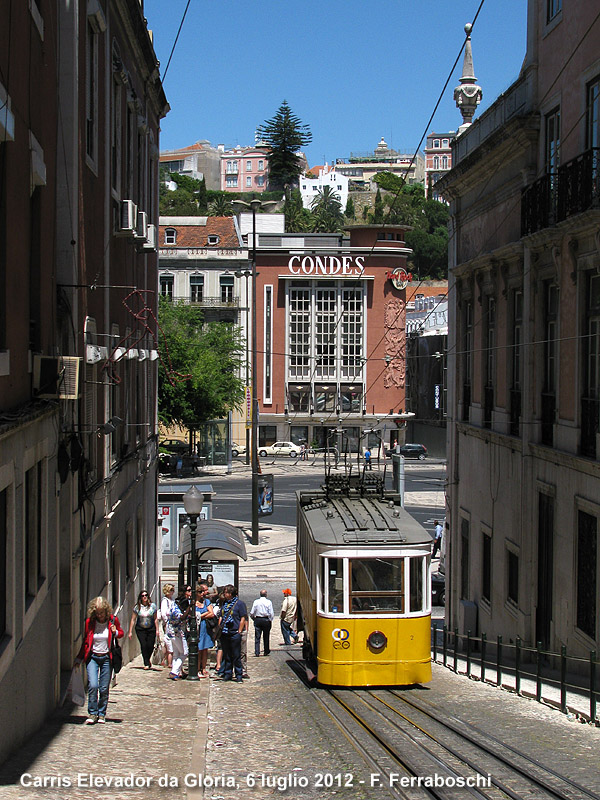 I tram di Lisbona - Praa dos Restauradores.