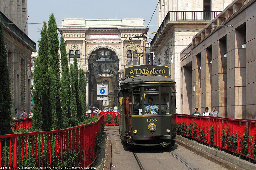 Tram a colori - Via Marconi.