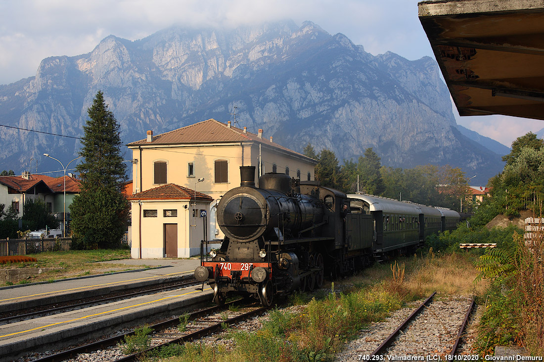 Vapore a Palazzolo e a Lecco - Valmadrera.