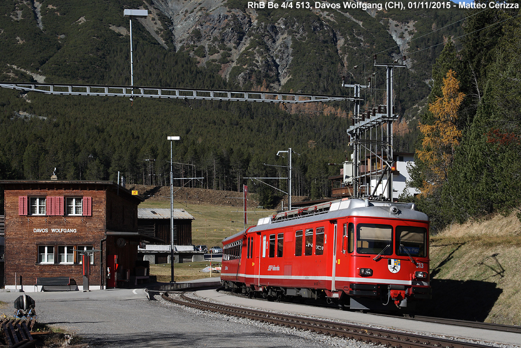 Autunno - Be 4/4 513, Davos Wolfgang.