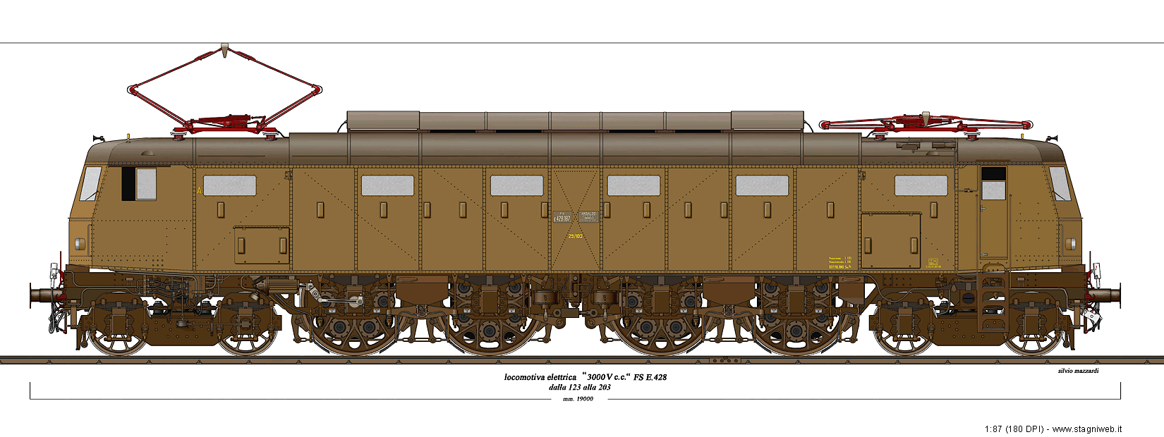 Tutto Treno 138 2001 Elaborazione locomotiva E 428 