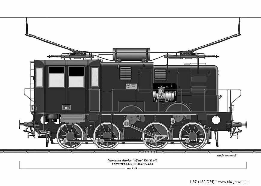 Locomotive elettriche trifasi - FAV E.440