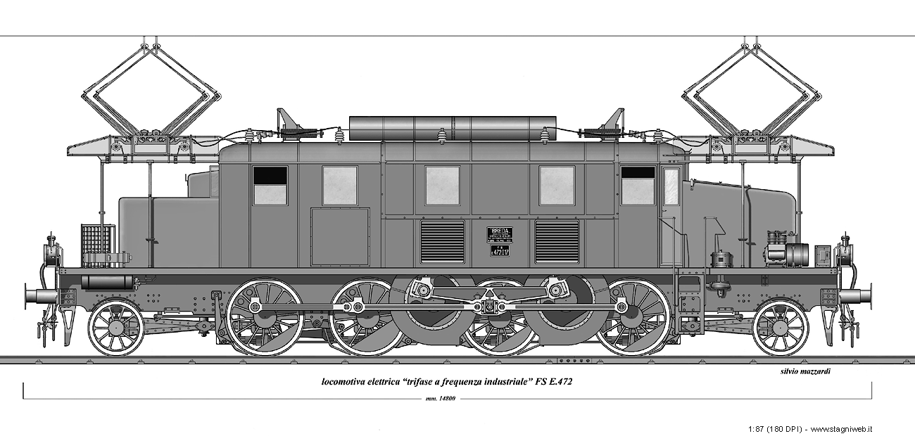 Locomotive a frequenza industriale - E.472