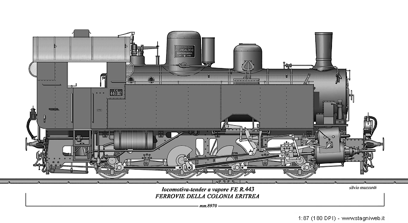 Locomotive a vapore - R443