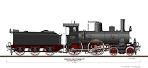 Locomotive a vapore con tender separato - Gr. 530