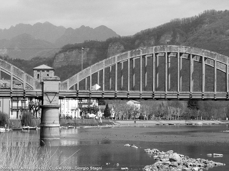 Dall'Adda alla Martesana - Ponte sull'Adda a Brivio.