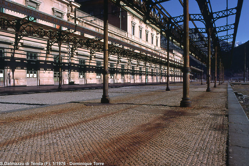 La linea del Tenda prima della ricostruzione - S. Dalmazzo.