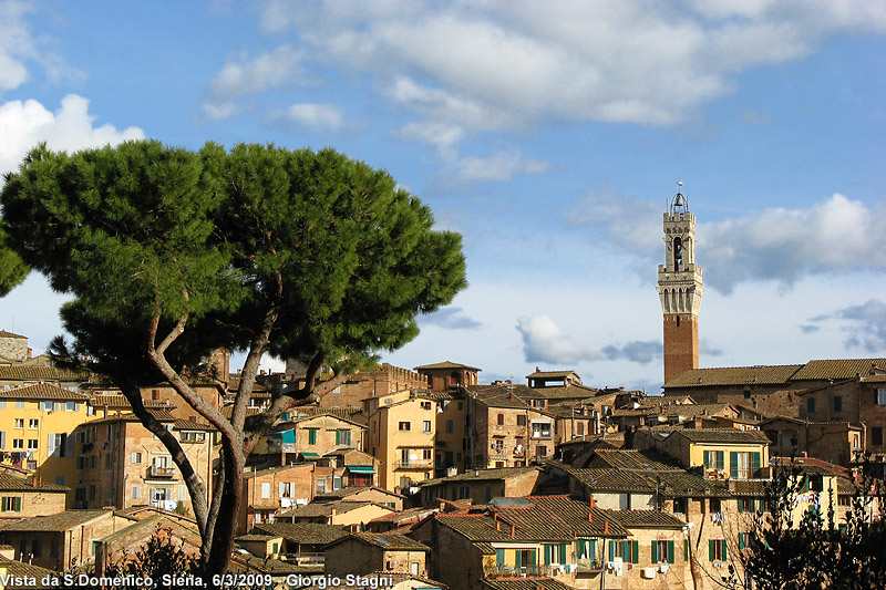 Siena - Panorama da S.Domenico.