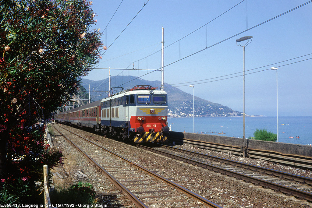 Classic Riviera: gli anni '90, l'ultima stagione dei treni internazionali - Laigueglia.