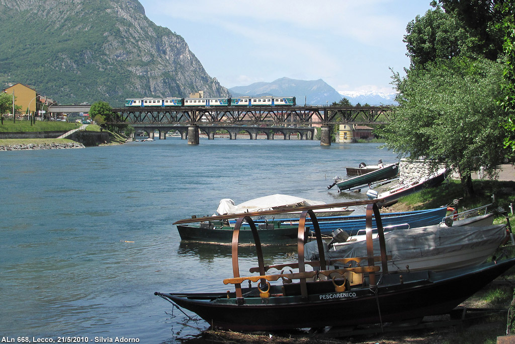 Di treno e di lago. - Lecco.