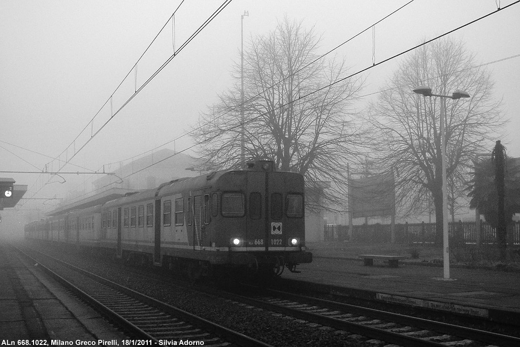 Viaggio in automotrice - Milano Greco.