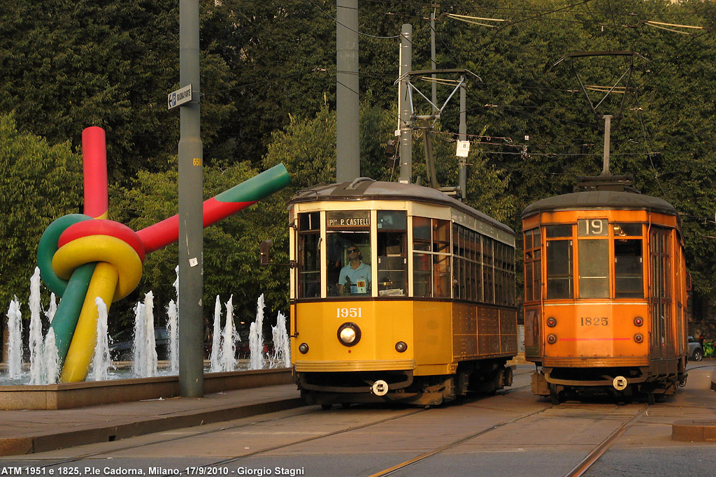 Tram a Milano - P.le Cadorna.