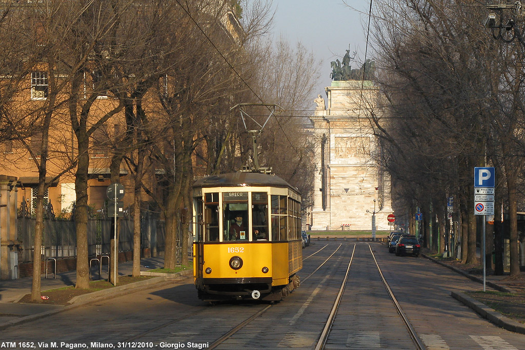 Tram a Milano - Via M.Pagano