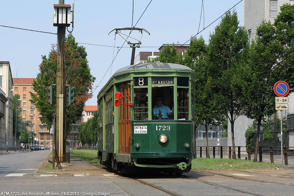 La 1723: verde classico degli anni '50 - Via Bonardi.