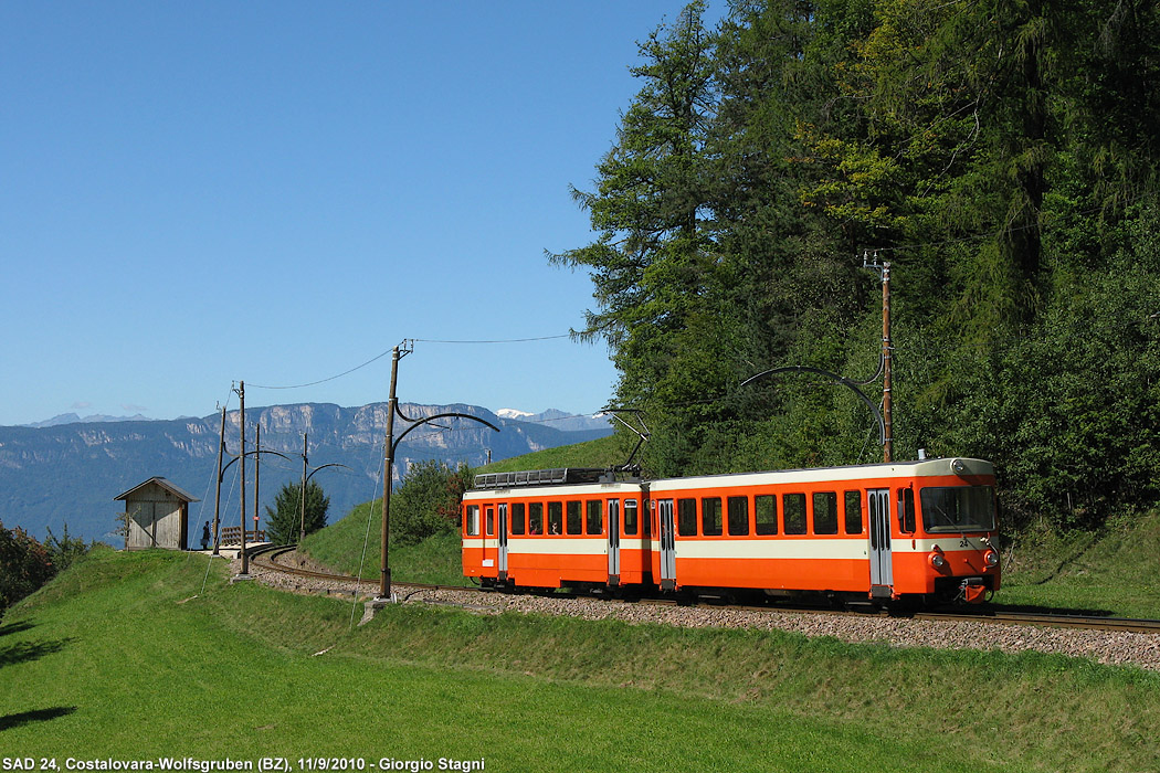 Ferrovia del Renon - Rittnerbahn - Costalovara-Wolfsgruben.