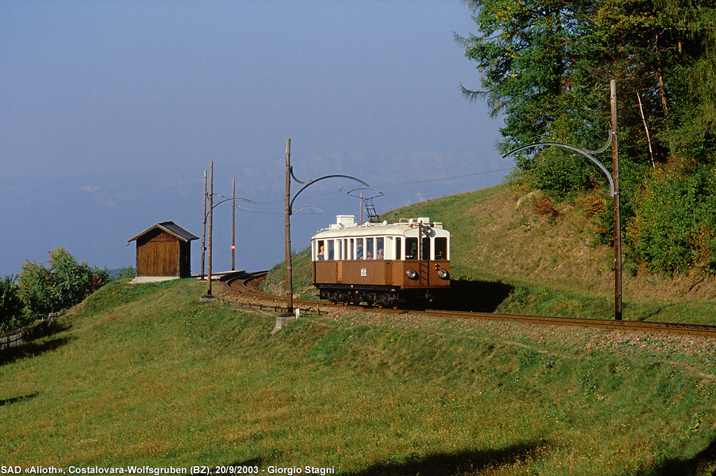 Ferrovia del Renon - Rittnerbahn - Costalovara-Wolfsgruben.