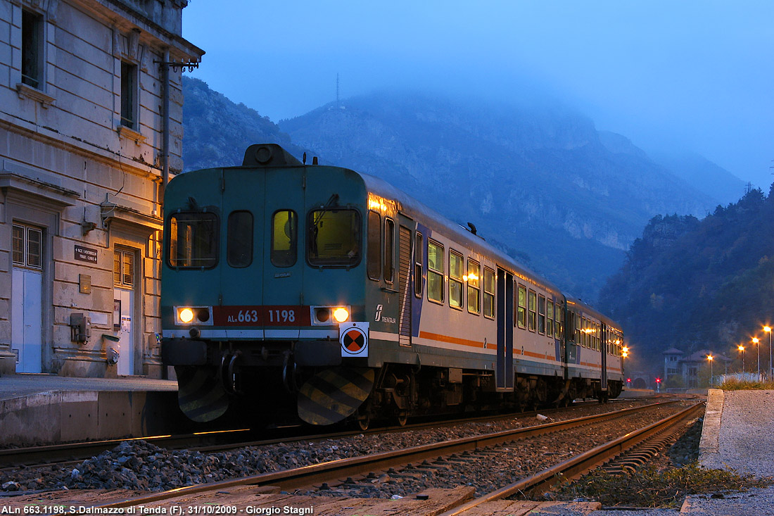 Automotrici ALn 663 - S.Dalmazzo di Tenda.