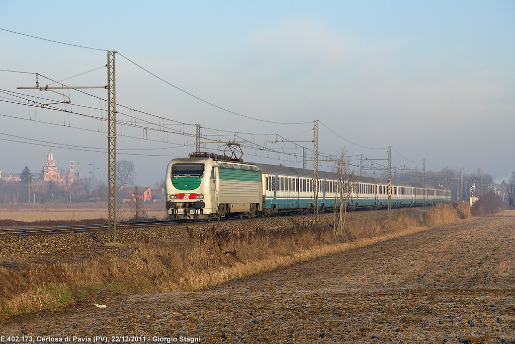 La terra e la ferrovia - Certosa di Pavia.