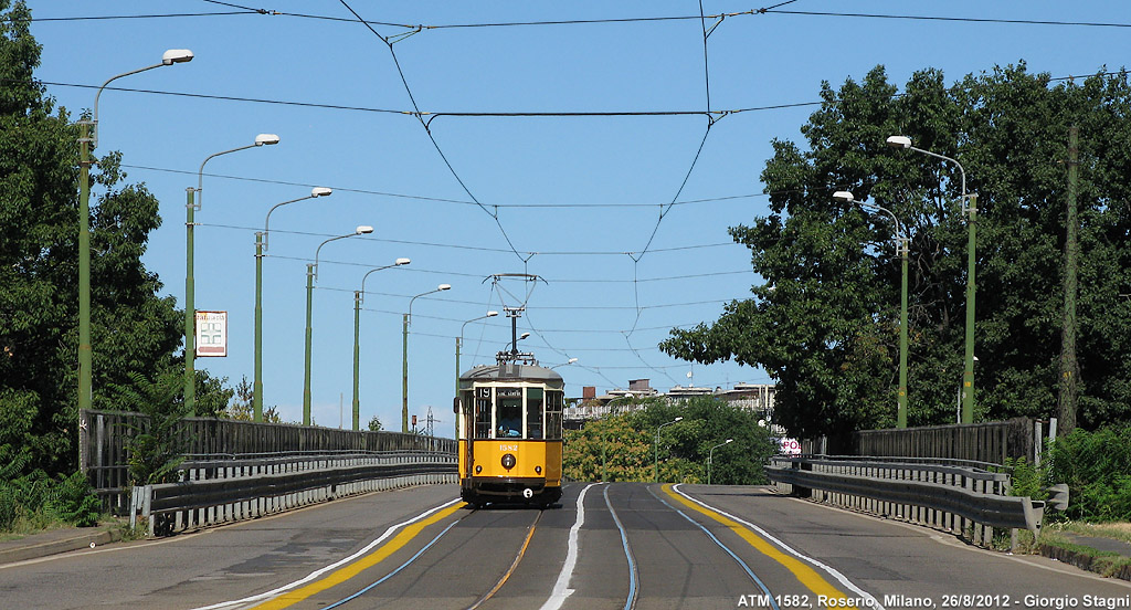 Tram a Milano - Roserio.