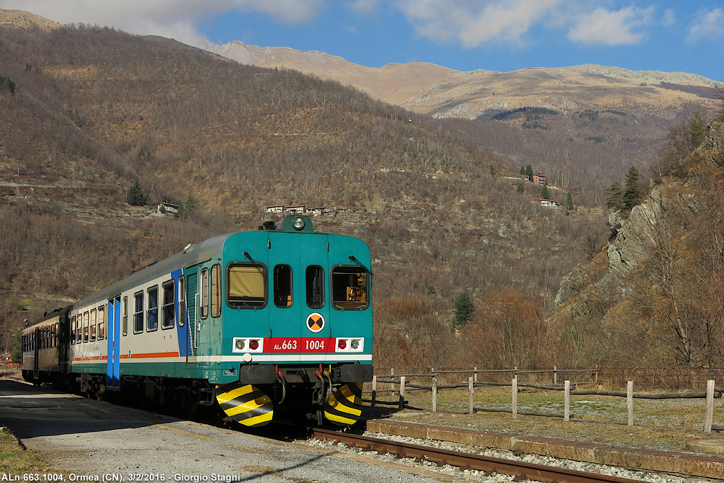 Ormea 2016 - Il treno  tornato - Ormea.