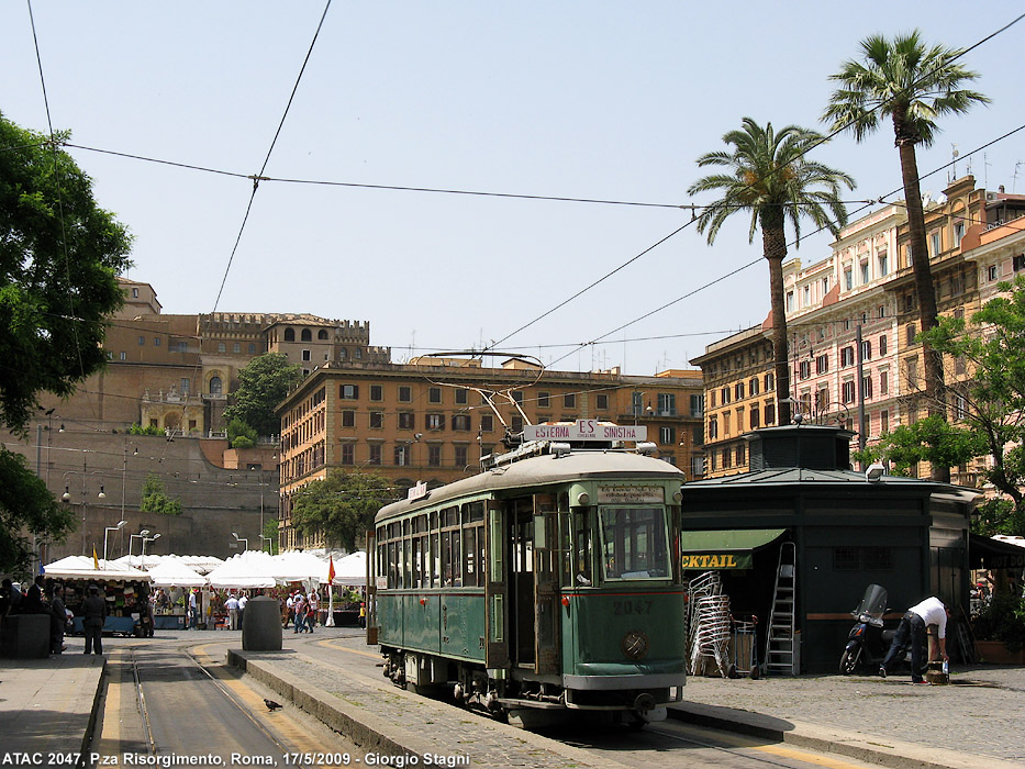 I tram storici - P.za Risorgimento.