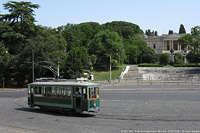 I tram storici e il Museo di Porta S.Paolo - P.za Thorwaldsen.