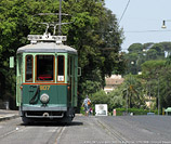 I tram storici e il Museo di Porta S.Paolo - V.le delle Belle Arti.