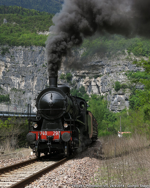 740.293 - Valsugana a vapore - Primolano.