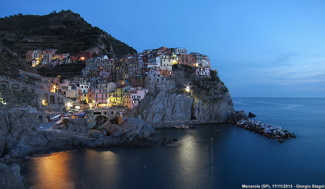 Levante verso sera - Manarola.