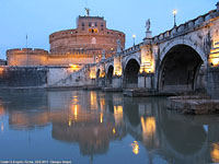 Lungo il Tevere - Ponte S.Angelo.