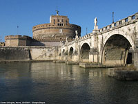 Lungo il Tevere - Ponte S.Angelo.