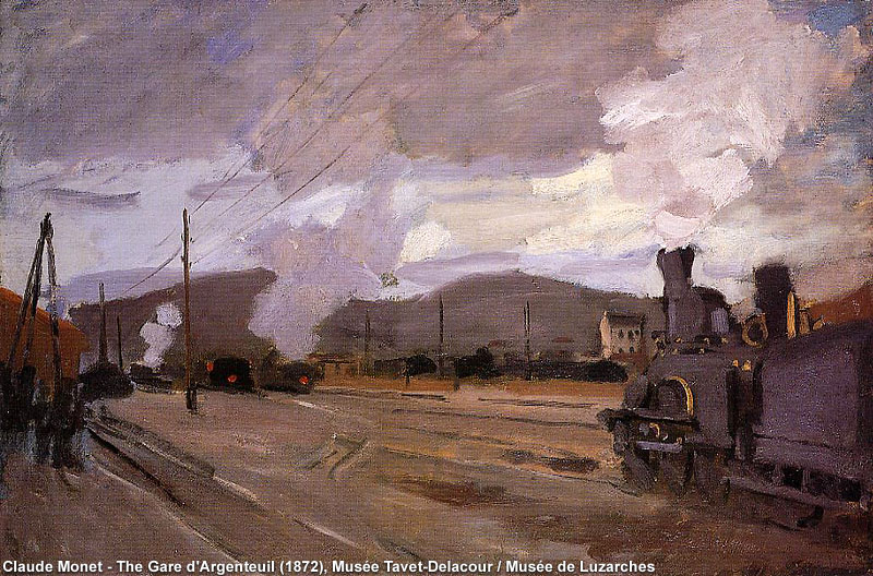 Claude Monet (1840-1926) - The Gare d'Argenteuil (1872)