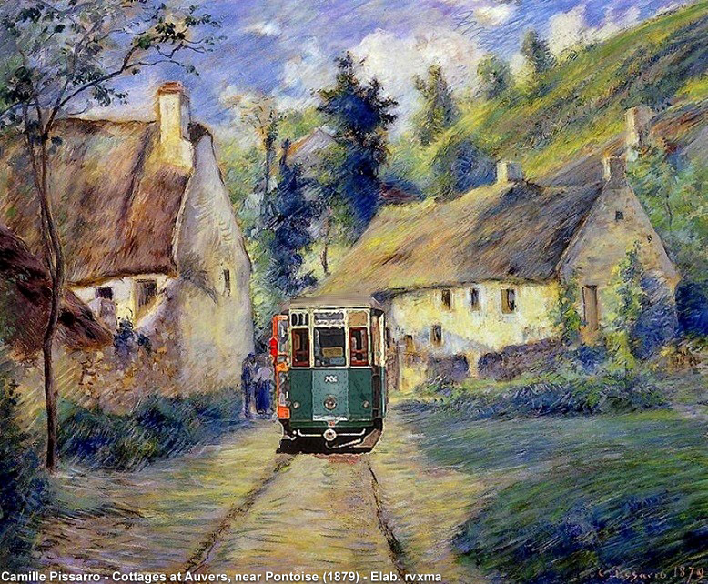 Un treno dentro il quadro! - Camille Pissarro (1830-1903)