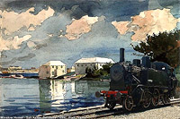 Un treno dentro il quadro! - Winslow Homer (1836-1910)