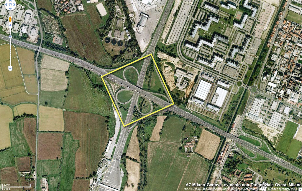 La nuova Pedemontana lombarda - A7, svincolo con tangenziale Ovest.