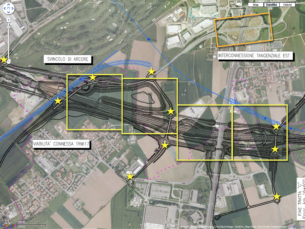 La nuova Pedemontana lombarda - Pedemontana, svincolo con Tangenziale Est.