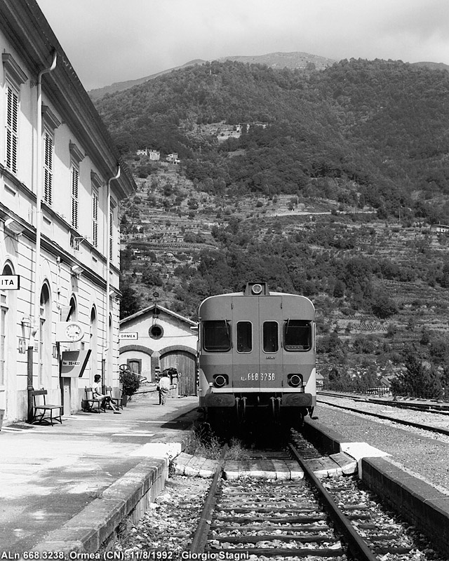 Travelling on a Railcar - Ormea