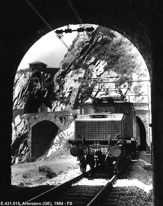 Il treno fotografico del 1954 - Arenzano.