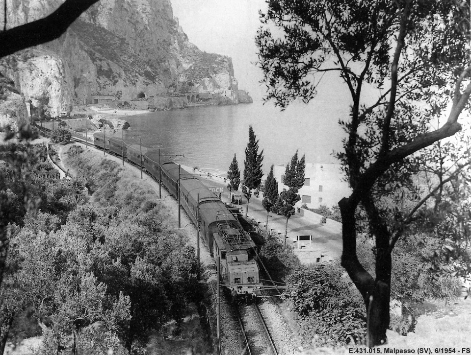 Il treno fotografico del 1954 - Malpasso.